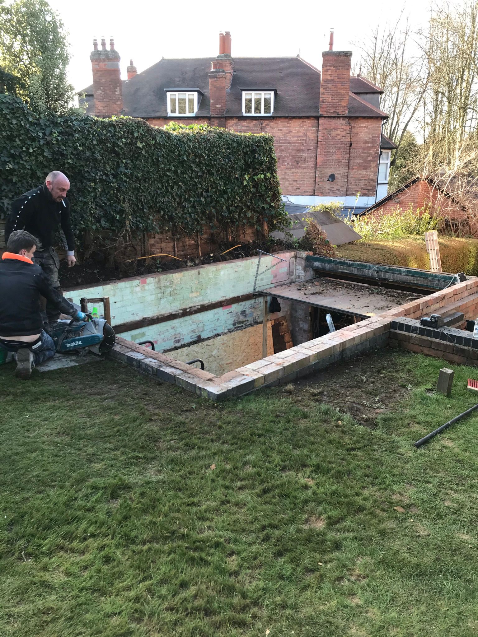 EPDM flat roof finished